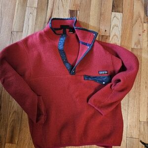 Patagonia Red Quarter Snap Fleece
